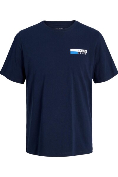 Camiseta Corp-logo Estampado Navy Blazer
