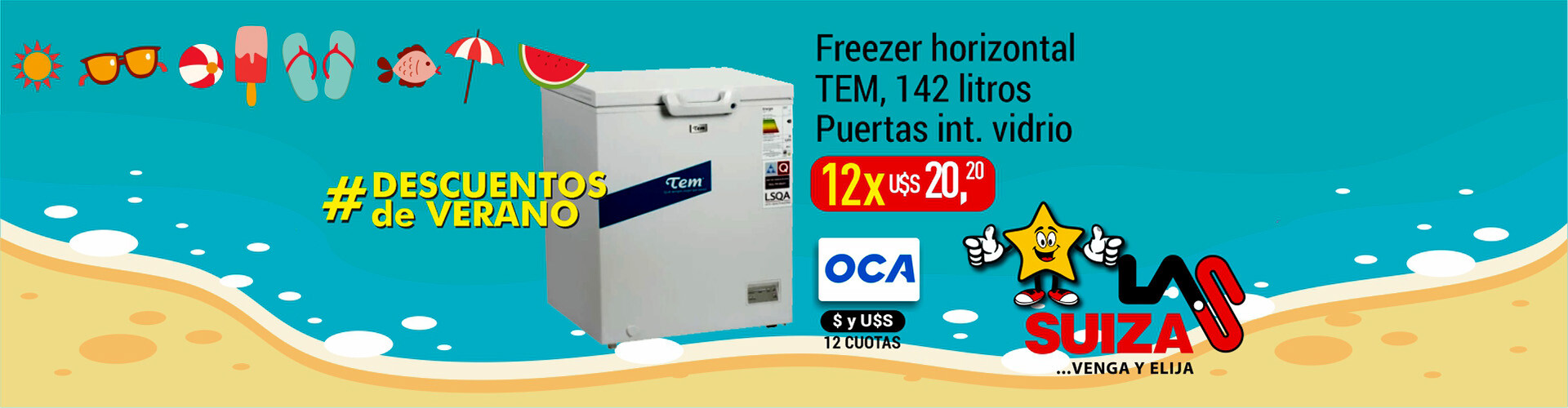 Freezer 142 lts Tem