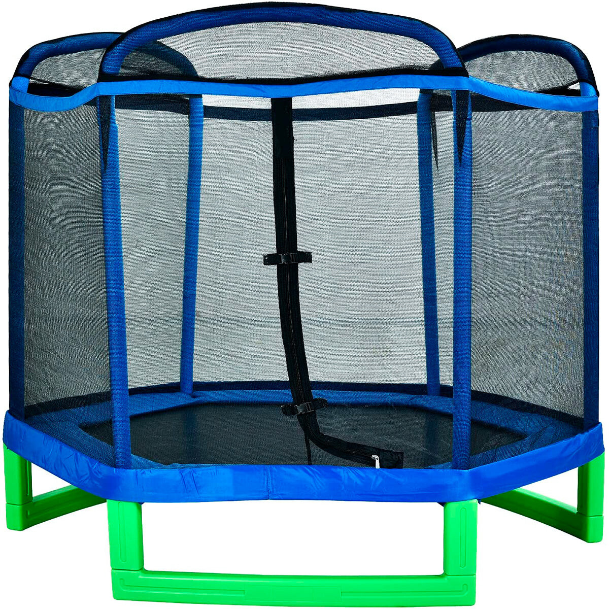 Cama Elástica 213 C/ Protección Reforzada Trampolín - Azul 