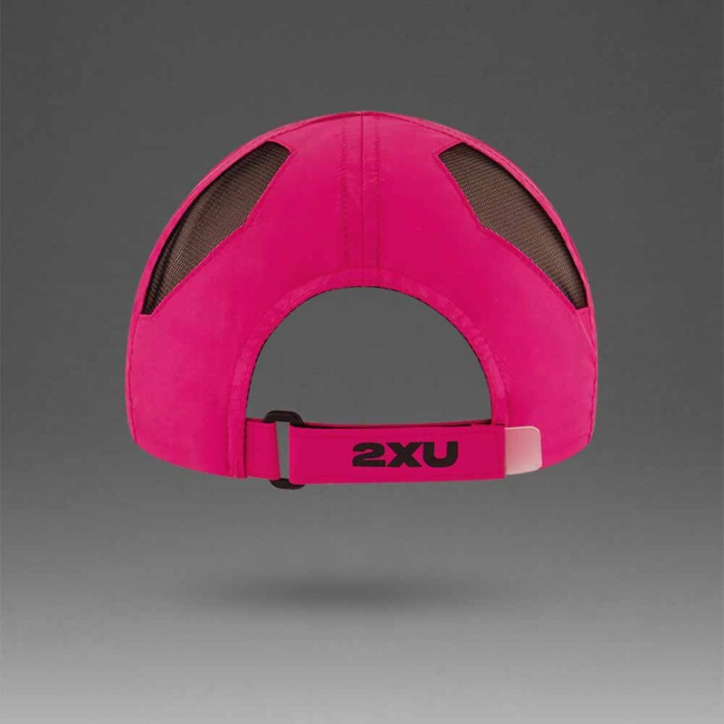 Gorra Running Run Cap Unisex Fuchsia/black