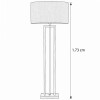 LAMPARA DE PIE IMBUIA CUP BEIGE CL/MARRON Unica
