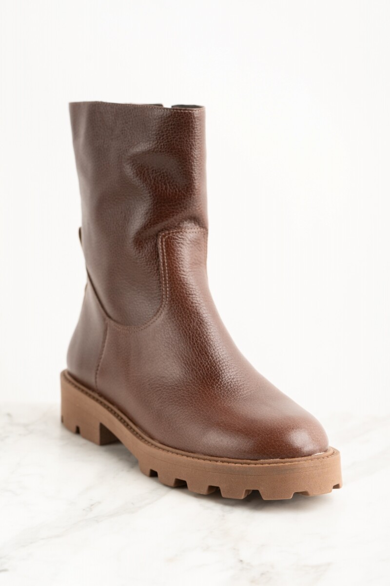 Bota Cuero Marron