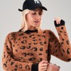 Buzo Animal Print Slowly Brown/black