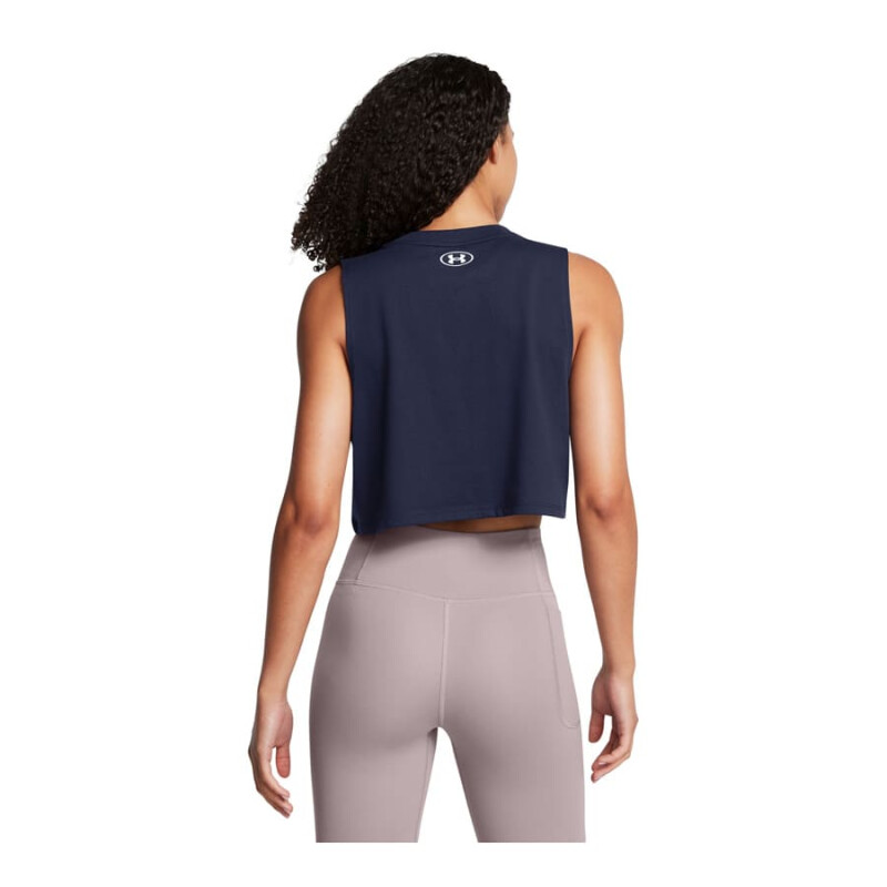 Musculosa Under Armour Cropped de Mujer - 843A410Y Marino