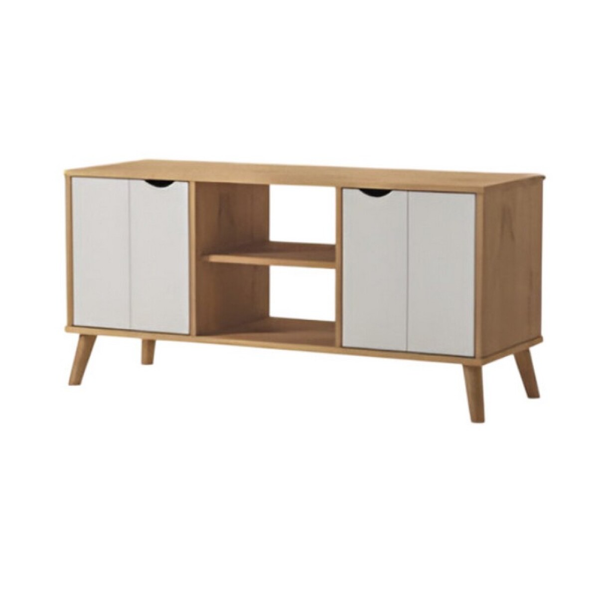 RACK AVENIDA 2 PUERTAS TEQUILA MADERA/BLANCO 