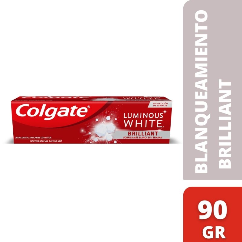 Pasta Dental Colgate Luminous White 90 GR