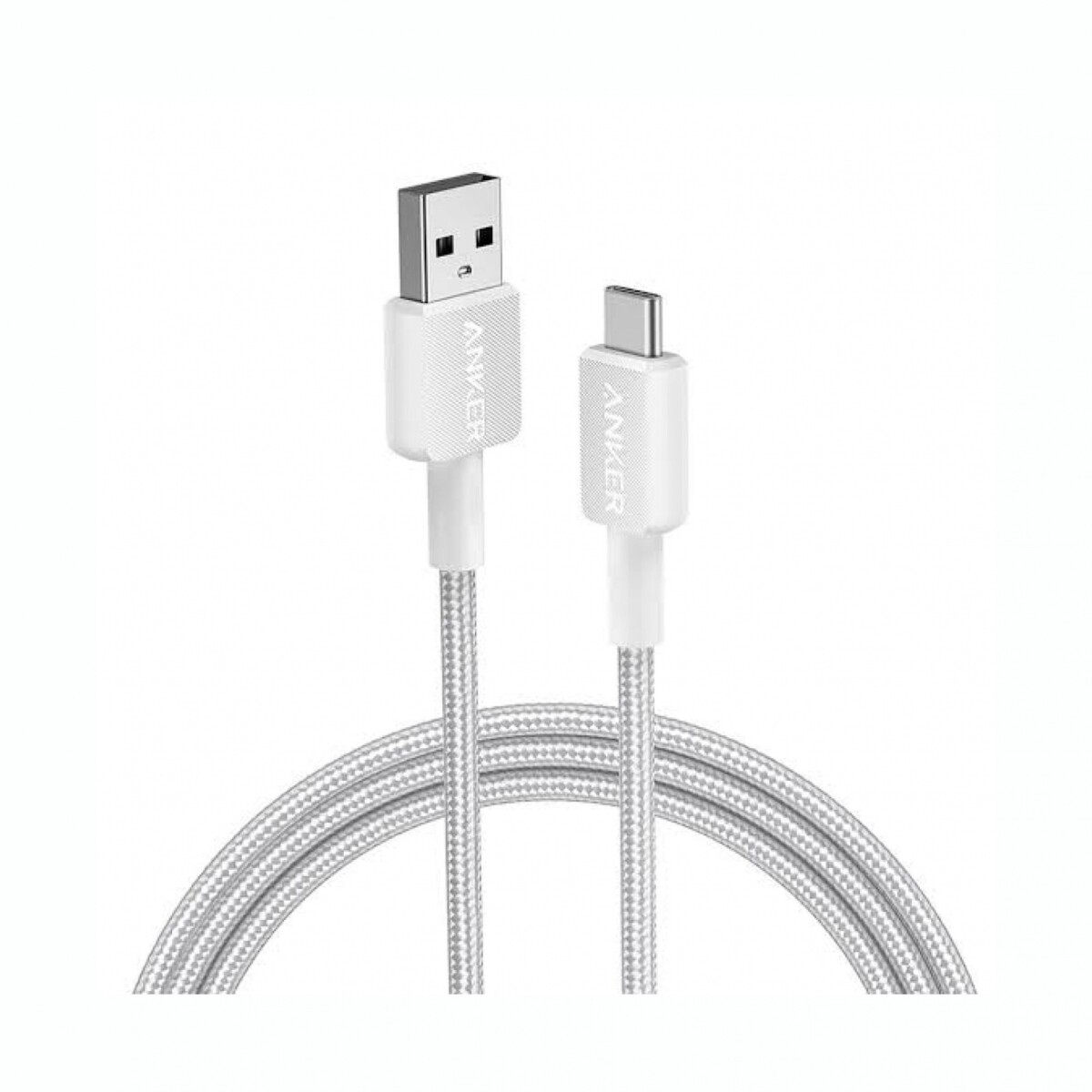 Cable ANKER USB-A A USB-C Braided Longitud 91CM - White 