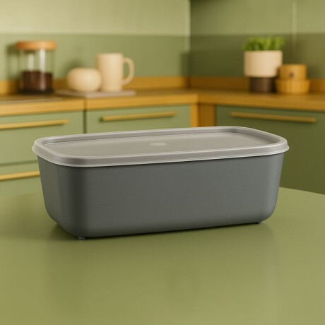 Pote rectangular multiuso 5lts GRIS