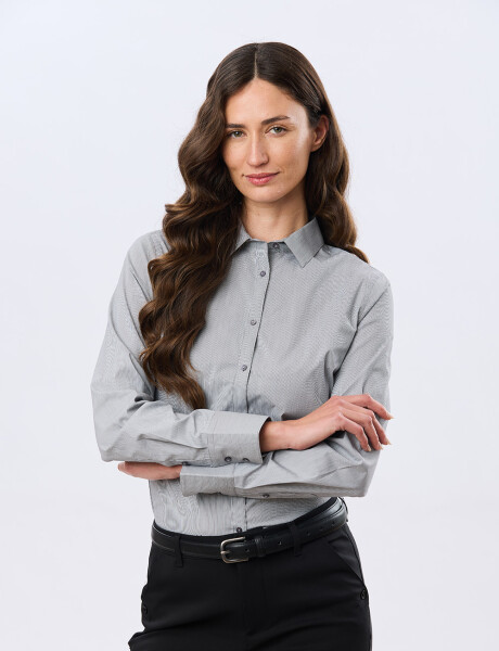 CAMISA RAYADA Negro