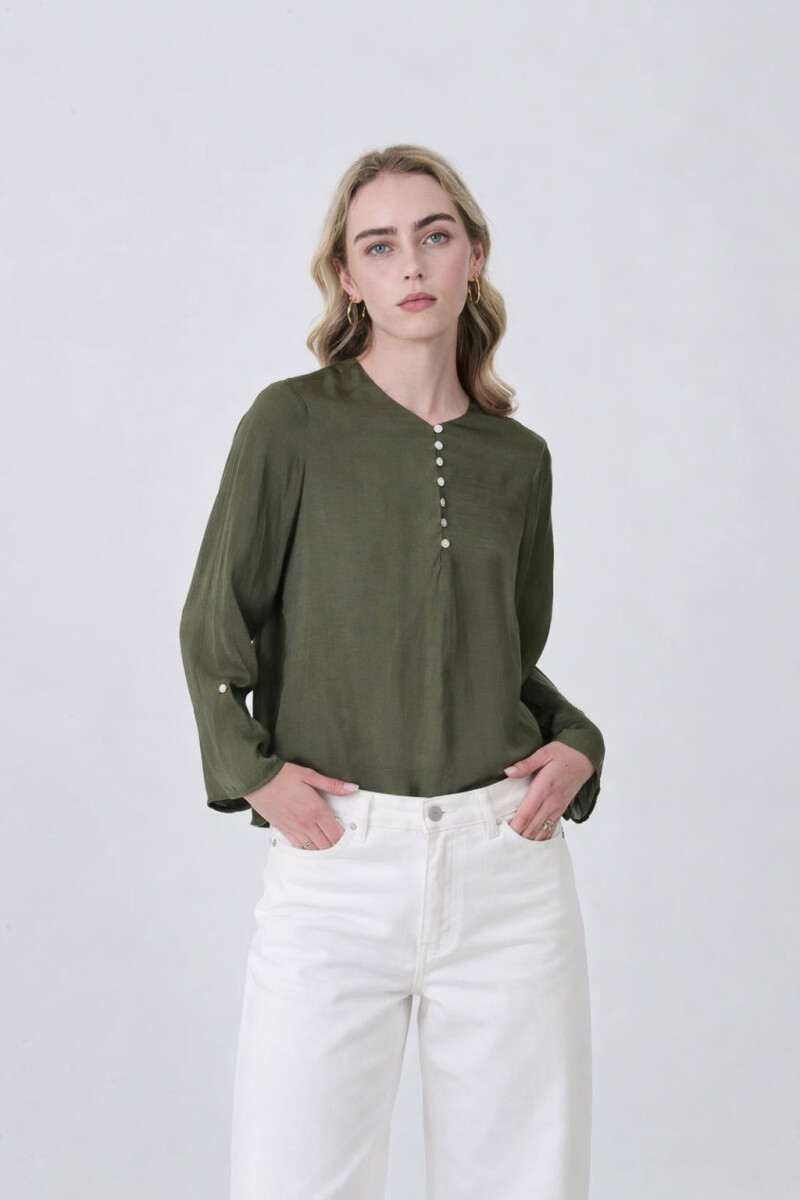 Blusa Zoyan - Verde Oliva 