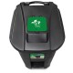 Tarro de residuos con ruedas y pedal 120 lts NEGRO