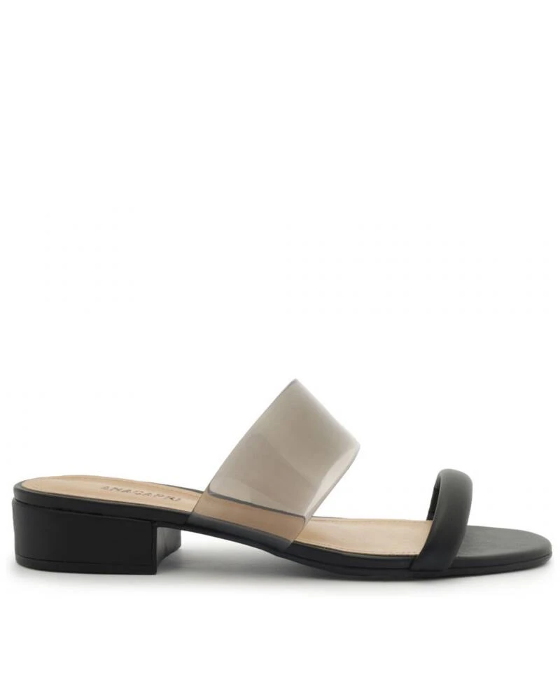 SANDALIA BAJA NEGRA Y ESFUMADA Negro