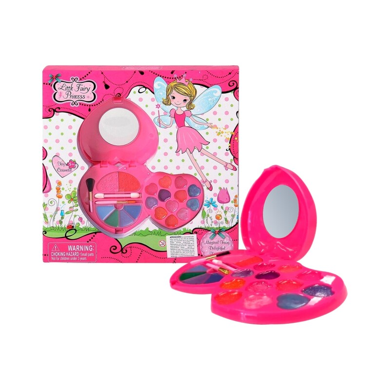 Petaca de maquillaje corazón doble con espejo Petaca de maquillaje corazón doble con espejo
