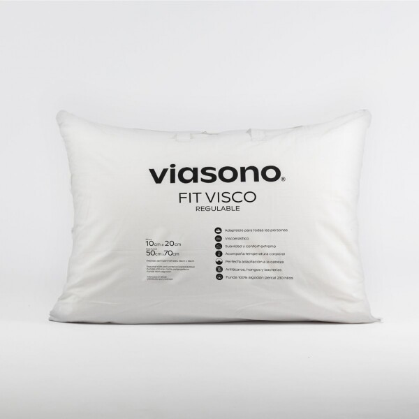 ALMOHADA DE VISCOELASTICO FIT VISCO REGULABLE U
