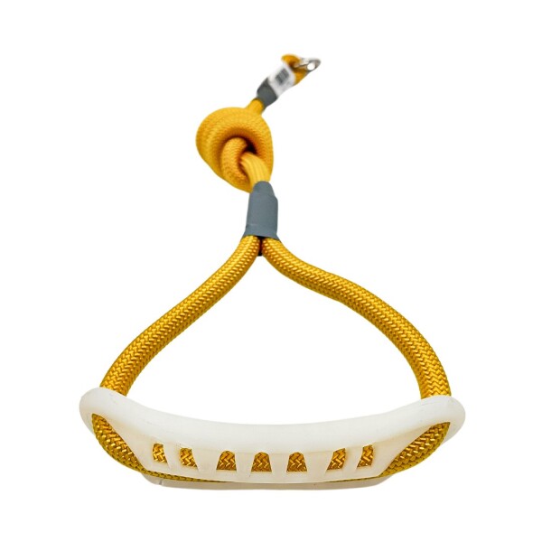 Arnes Correa Pretal Perro Mascota Ajustable Grande Variante Color Amarillo