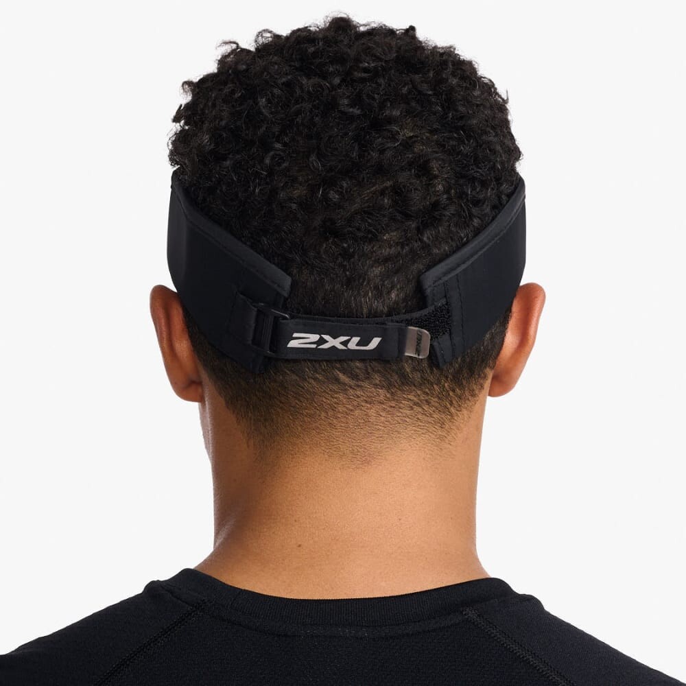 Gorra Running Run Visor Unisex Black/black