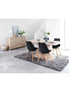 Silla de comedor KASTRUP negro/roble Silla de comedor KASTRUP negro/roble