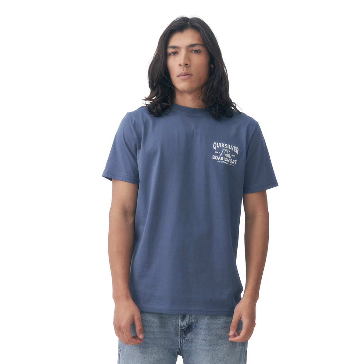 Quiksilver Remera TIME TESTED Hombre - Azul 