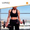 Kit 2 Mancuernas Maciza Cromada C/ Rosca + 10 Kilos Pesas 4x2.5Kg
