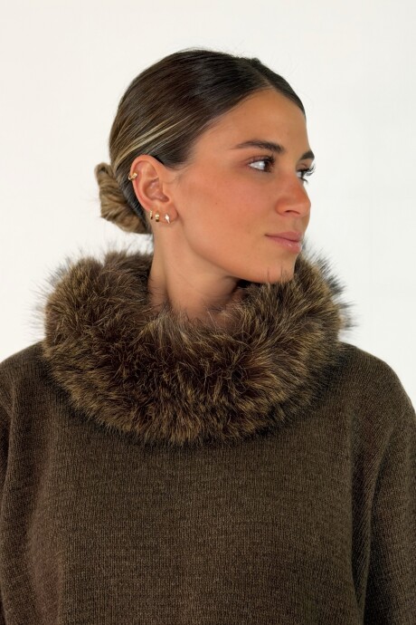 CUELLO BISSET Chocolate