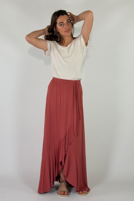 POLLERA SAVONA Ladrillo