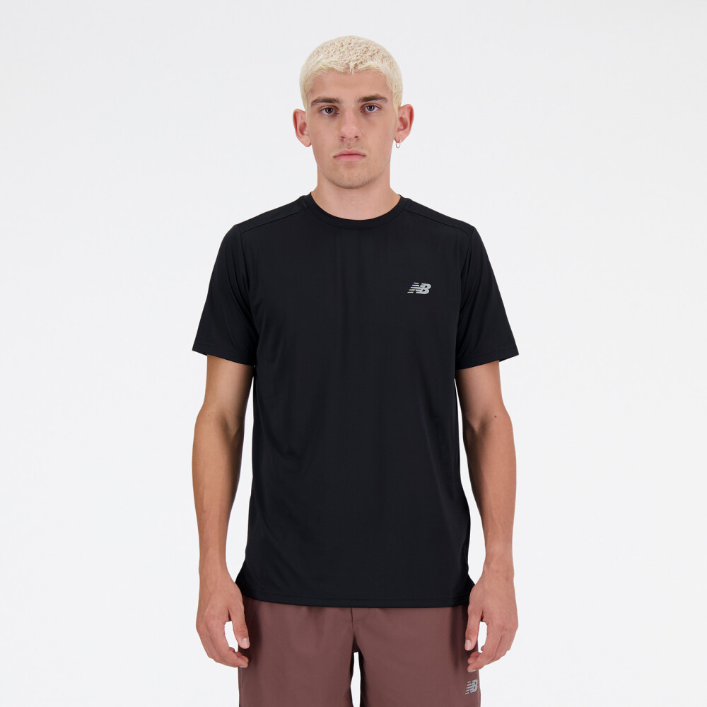 Polo Running Sport Essentials Hombre Black