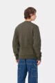 SCRIPT EMBROIDERY SWEAT Verde