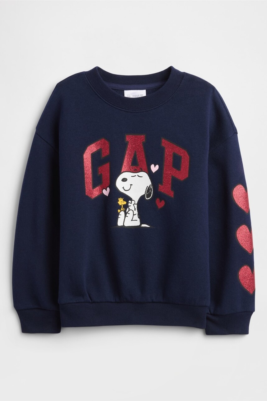 Buzo Deportivo Snoopy Toddler Niña Sp Snoopy Heart Logo