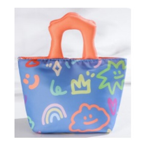 BOLSA TÉRMICA CARTOON COLORIDA PARA ALMUERZO (AZUL OSCURO) BOLSA TÉRMICA CARTOON COLORIDA PARA ALMUERZO (AZUL OSCURO)