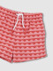 Bañador Estampado De Ondas Gris