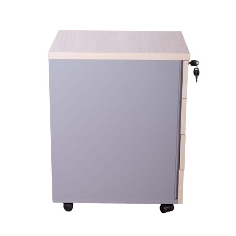 CAJONERA MADERA NATURAL-BEIGE WORK 4C