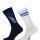 Medias O'Neill Sport Unisex Pack x2 Azul/Blanco