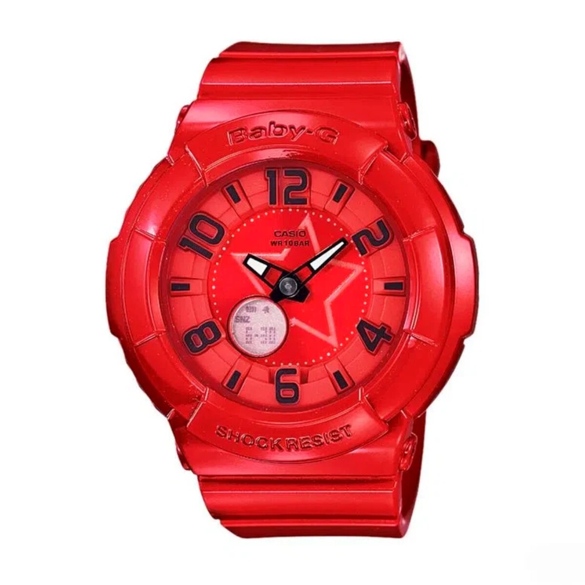 Reloj CASIO BABY-G BGA131-4BDR Resina Rojo Esfera 40mm 