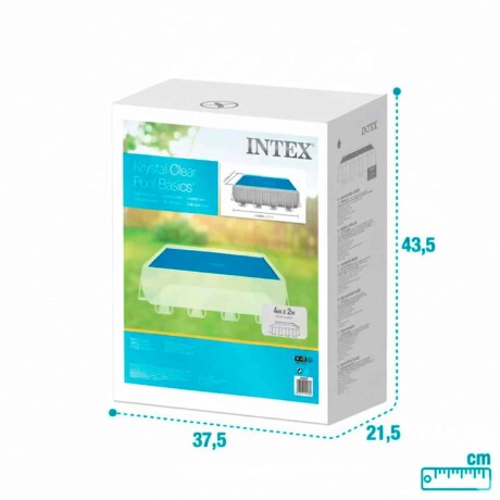 Cobertor Solar Intex Piscina Estructural 400x200 Cm Inx028028
