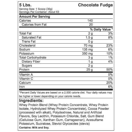 Dymatize Elite 100% Whey Protein 5lb Chocolate