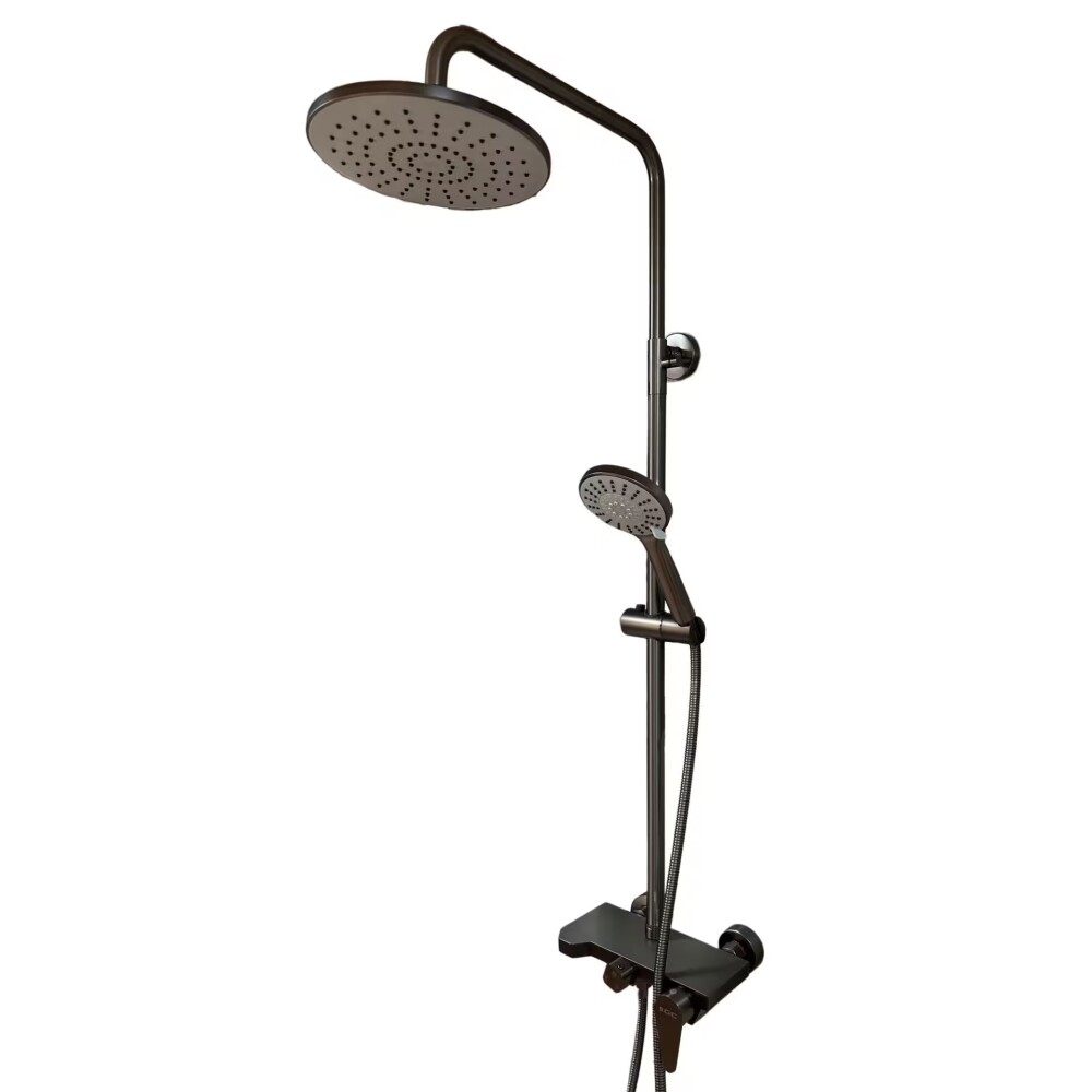 Barral de ducha Monocomando Exterior con transferencia Celtic Grafito Barral De Ducha Monocomando Exterior Con Transferencia Celtic Grafito