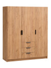 Armario JENSLEV 145x176 color roble Armario JENSLEV 145x176 color roble