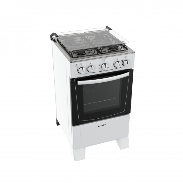 Cocina A Gas James 4 Hornallas C 105 B - Blanca Cocina A Gas James 4 Hornallas C 105 B - Blanca
