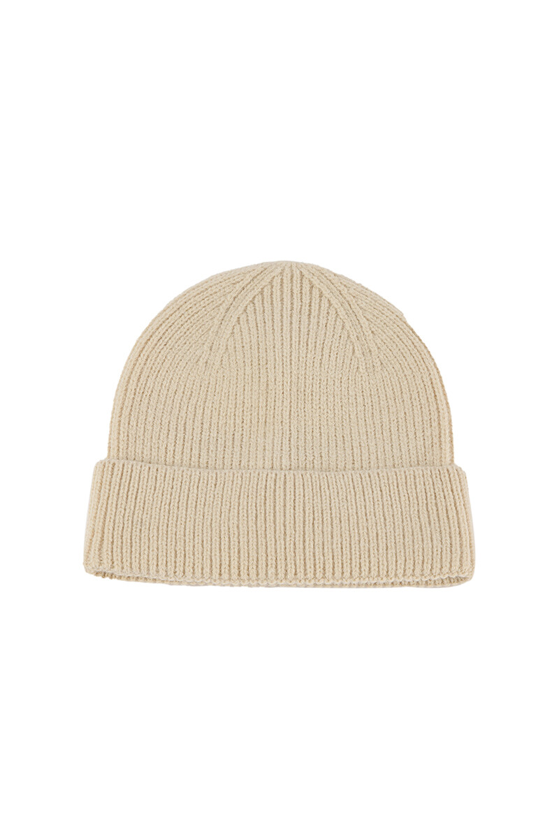 Gorro de invierno Beige