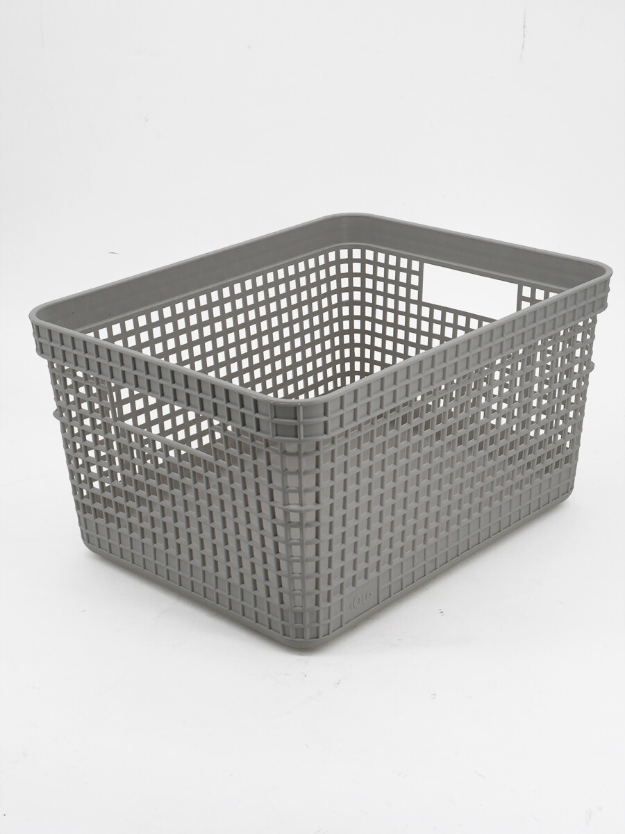 CESTA PLASTICA - BEIGE 