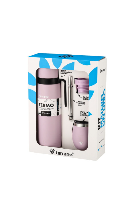 KIT MATERO BALA 750ML TERRANO LILA