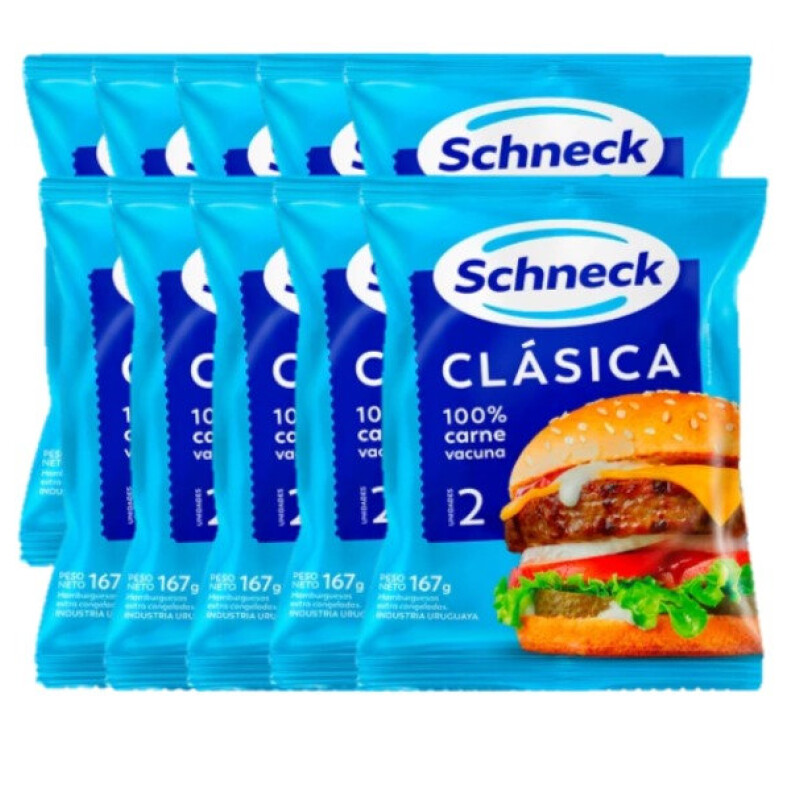 Pack Hamburguesas Schneck - 40 Uds. Pack Hamburguesas Schneck - 40 Uds.