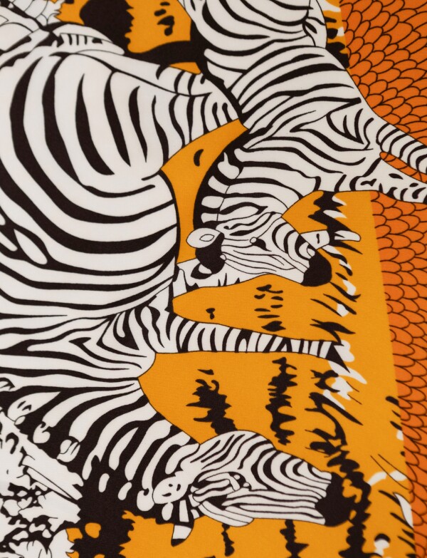 Pashmina Printed ANARANJADO/MULTI