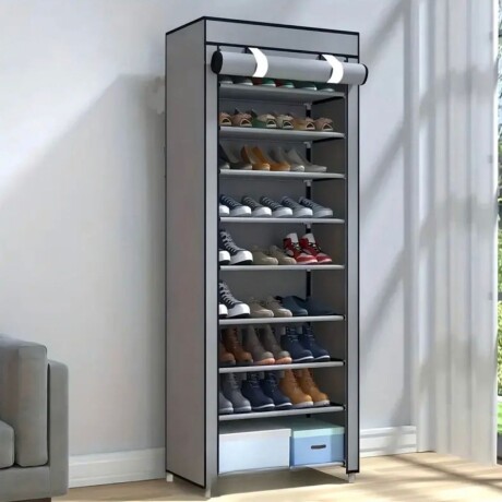 Zapatera Ropero Tela Organizador Zapatos Botas Estanteria Gris Zapatera Ropero Tela Organizador Zapatos Botas Estanteria Gris