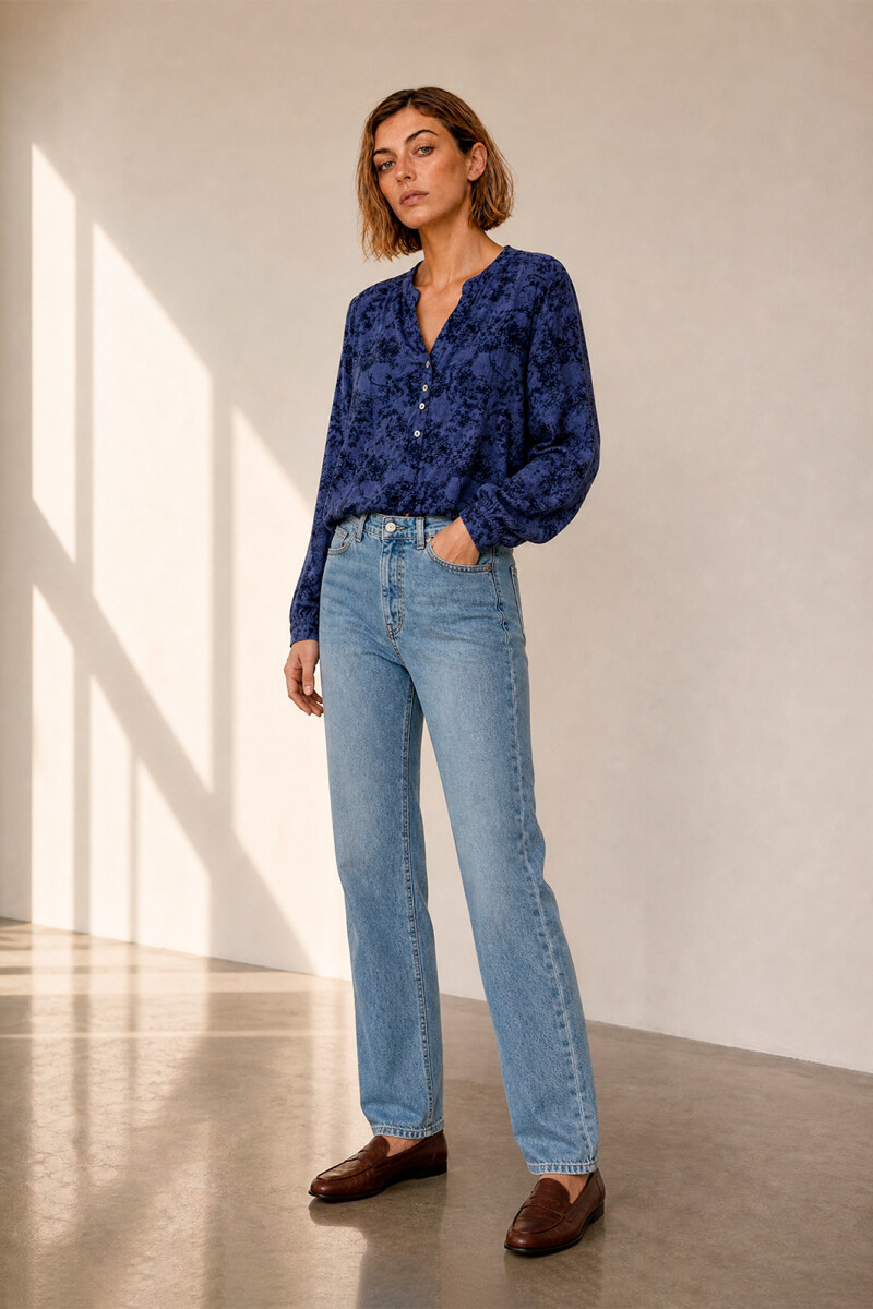 CAMISA JULIA BLUE AZUL