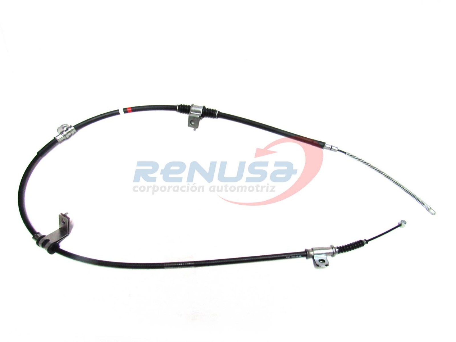 CABLE DE COMANDO HYUNDAI FRENO MANO IZQ.H1 07/ C/ ESPIRAL (ROJO BLANCO) - 