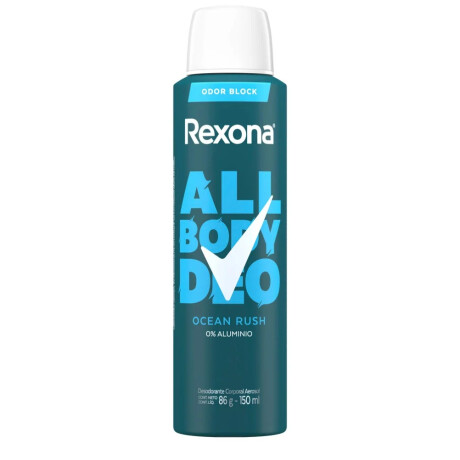 Desodorante en Aerosol Rexona Men All Body Deo Ocean Rush 150ml Desodorante en Aerosol Rexona Men All Body Deo Ocean Rush 150ml