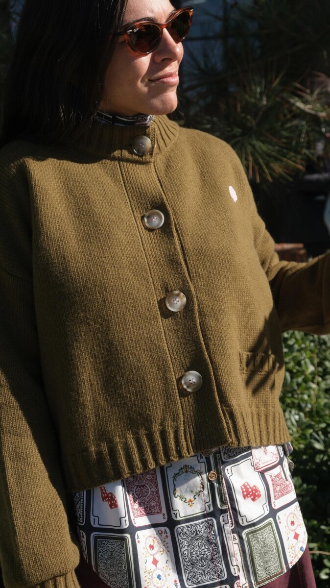 Cardigan Terro Pick - Verde 