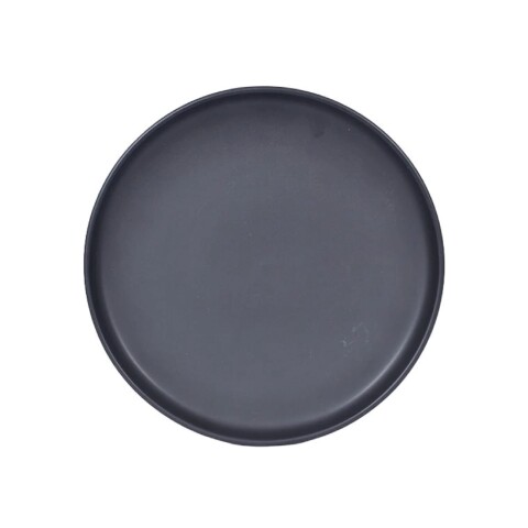 PLATO DE MESA D27CM PRAGA BORDE RECTO NEGRO PLATO DE MESA D27CM PRAGA BORDE RECTO NEGRO