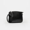 Bandolera Sauvage En Cuero Graneado Negro